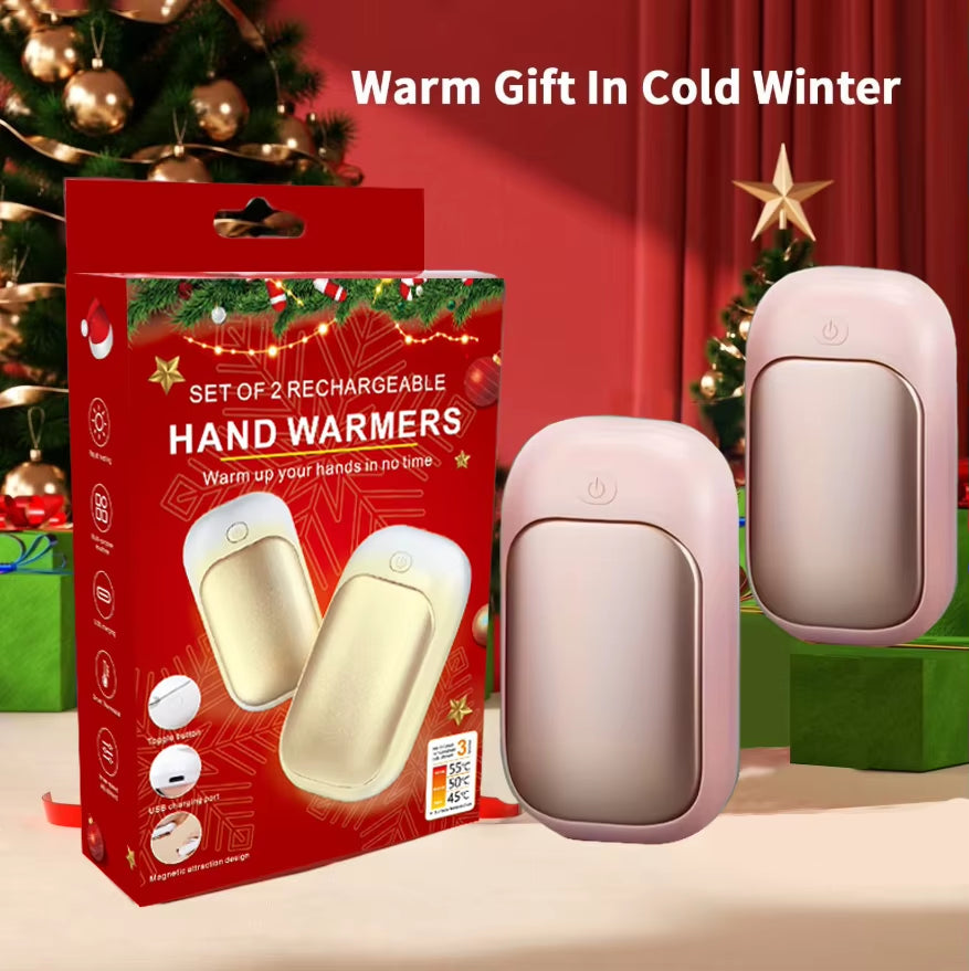 Ninthwave Magnetic Hand Warmers – Rechargeable 2-Pack